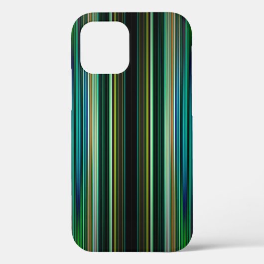Groen en zwart gestreept patroon Hoesje-Mate iPhon Case-Mate iPhone Case (Achterkant)