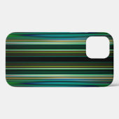 Groen en zwart gestreept patroon Hoesje-Mate iPhon Case-Mate iPhone Case (Achterkant (horizontaal))