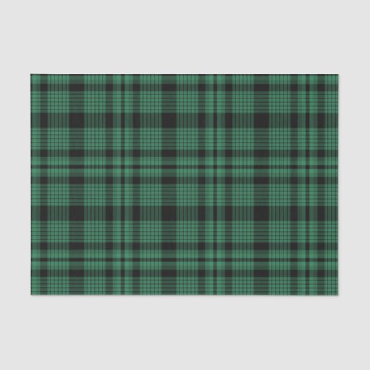 Groen en zwart patroonpatroon tissuepapier (Voorkant)