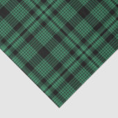 Groen en zwart patroonpatroon tissuepapier (Detail)