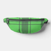 Groen en zwart Plaid Fanny Pack Heuptasje (Liggend)