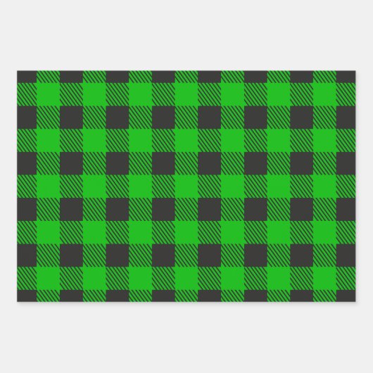 Groen en zwart staart-Patrick's Day Wrapping Paper (Voorkant 3)