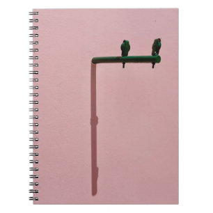 GROEN EN ZWARTE METAALTOOL NOTITIEBOEK