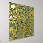 Groen Engels Ivy Natuur Waterverf Pattern Folie Afdrukken (Laagn)