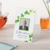 Groen Engels Ivy Vine begrafenismonument Reclamebord Met Voetstuk (Insitu)