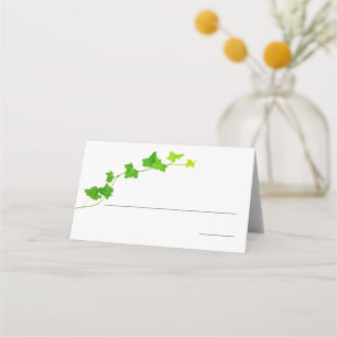 Groen Engels Ivy Vine Place Card