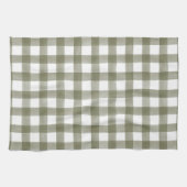 Groen Engels land Check Pset Kitchen Towel Theedoek (Horizontaal)