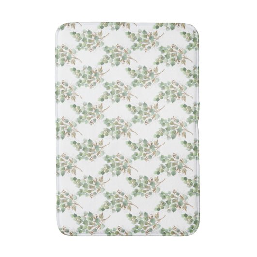 GROEN EUCALYPTUS BRANCH MULTI BATH MAT (Voorkant Verticaal)