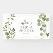 Groen Eucalyptus Vrijgezellenfeest Banner (Horizontaal)