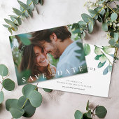 Groen Eucalyptus Waterverf Save The Date