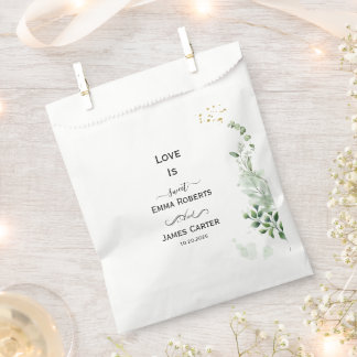 Groen Favor Dozen Liefde Is Zoet Bedankzakje