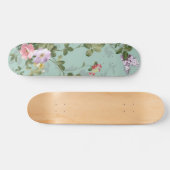  groen Floral ontwerp Skateboard (Horizontaal)