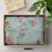  groen Floral ontwerp Tissuepapier (Geschenk)