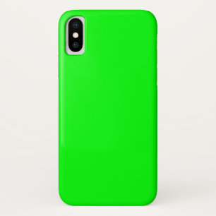 Groen fluorneonkleurdecor aanpassen als u wilt iPhone x hoesje