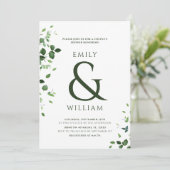 Groen Foto Koppels Douche Kaart (Staand voorkant)