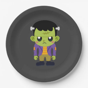 Groen Frankenstein Monster Halloween Papier Bord