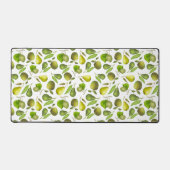 Groen fruit op een witte achtergrond bureaumat (Voorkant)