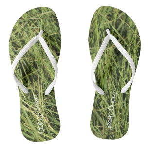 Groen gaan Nature Balance Gras Slippers Teenslippers