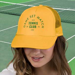 Groen Game Set Match Après Tennis Club Geel Trucker Pet