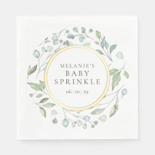 Groen Garland Baby Sprinkle / Douche Servet