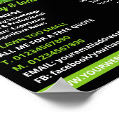 Groen gazon, Graszorg Poster (Hoek)