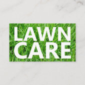 Groen gazon, Graszorg Visitekaartje (Voorkant)