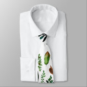 Groen gebladerte Botanische Natuur Stropdas (Gebonden)