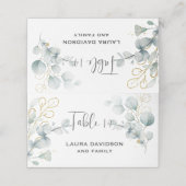 Groen gebladerte eucalyptus bloem tuin (Buitenkant ongevouwen)