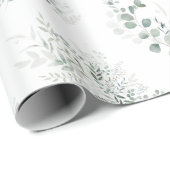Groen gebladerte Eucalyptus Elegant  Cadeaupapier (Rol Hoek)