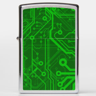 Groen gedrukte circuitbordpatroon