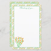 Groen Geel en Wit Vlak Document (Voorkant / Achterkant)