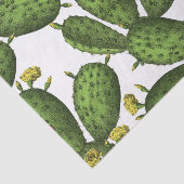  groen geel flessenpatroon tissuepapier (Detail)