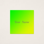 groen geel gradiënt visitekaartje (Voorkant)