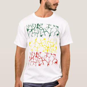Groen Geel. Red T-shirt