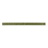 Groen geel Tartan Plaid Argyle patroon Lint (Voorkant)