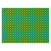 Groen Geel Zwart Stippen Design Tafelkleed (Voorkant (Horizontaal))