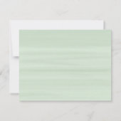 Groen Geëucalyptus botanische dankkaart Bedankkaart (Achterkant)