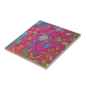 Groen Gekleurde Plain Frog Keramische Tegel Sets Tegeltje (Zijkant)