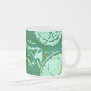 Groen geld matglas koffiemok