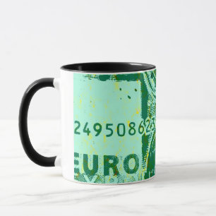 Groen geld mok