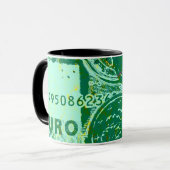 Groen geld mok (Voorkant links)