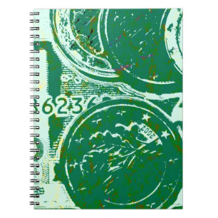 Groen geld notitieboek