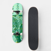 Groen geld skateboard (Voorkant)