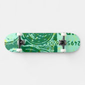 Groen geld skateboard (Horizontaal)