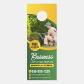 Groen & Gele Lawn Care Landscaping Maaien (Voorkant)