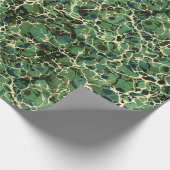 Groen gemarmerd papier (Hoek)