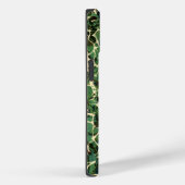 Groen  gemarmerd papier Case-Mate iPhone case (Achterkant / Rechts)