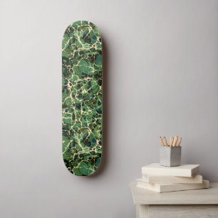 Groen gemarmerd papier  skateboard