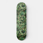 Groen gemarmerd papier  skateboard (Voorkant)