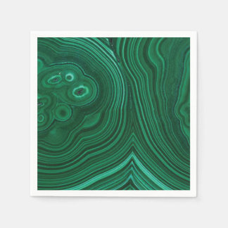 Groen gemstone malachite natuursteenontwerp servet